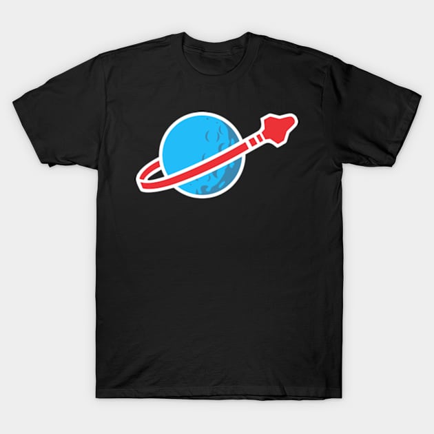 space, astronaut, rocket T-Shirt by Rooscsbresundae